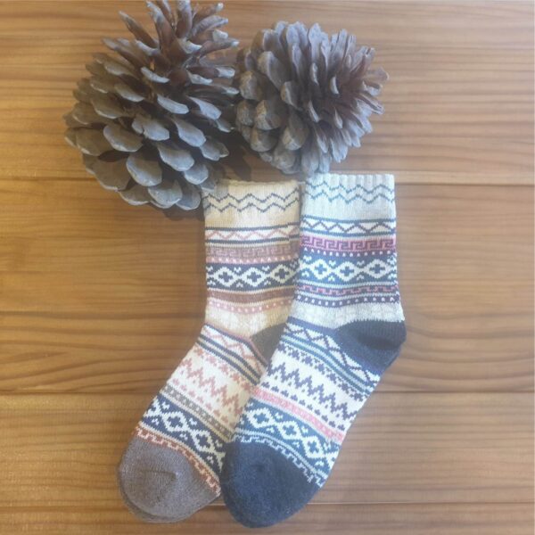 Nordic Style Socks - Geometric 2 - Image 2