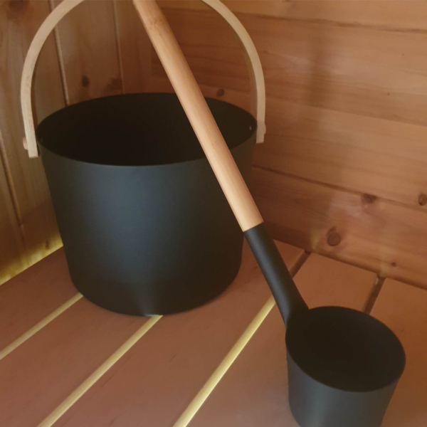 Sauna Bucket and Ladle - Image 2