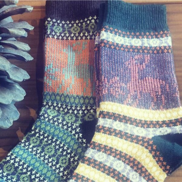 Nordic Style Socks - Reindeer - Image 3